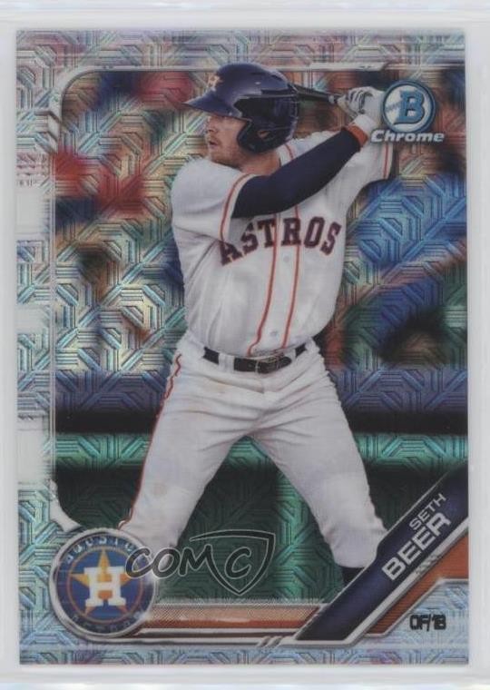 2019 Bowman Chrome Prospects Mega Box Mojo Refractor Seth Beer #BCP-14 11pj