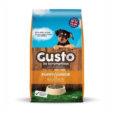 Gusto Puppy/Junior rich in Poultry 12kg - Dog Food 2.76 per kilo