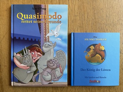 Der König der Löwen Quasimodo 2 Bücher Disney Klassiker Kinderbücher