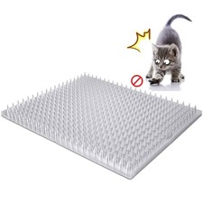 8 Pack Cat Deterrent Outdoor/Indoor Scat Mat, Pet Deterrent Training Mats, Keep