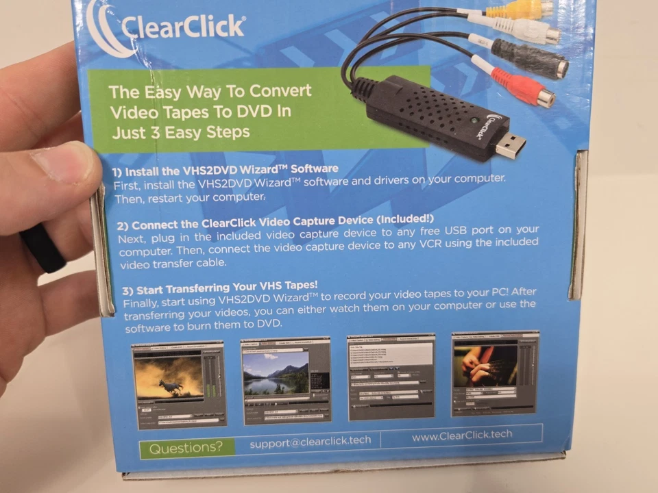 ClearClick VHS To DVD Wizard with USB Video Grabber - Image 4 of 4