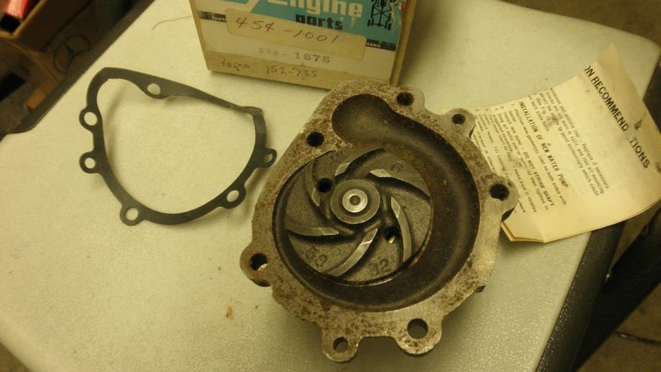 Dodge/Plymouth/Chrysler/Rootes Group Cricket 1970-73 1498cc ¡Conjunto de bomba de agua! Foto 3 de 4