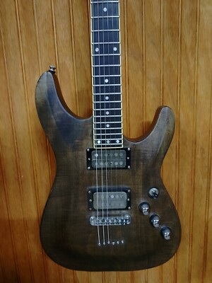 Schecter C-1 Exotic Diamond Series W/ Hard Case | eBay