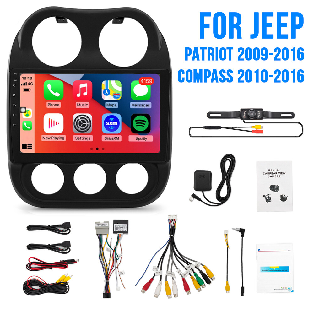 32GB Android 13 Apple CarPlay Car Stereo Radio GPS NAVI For Jeep