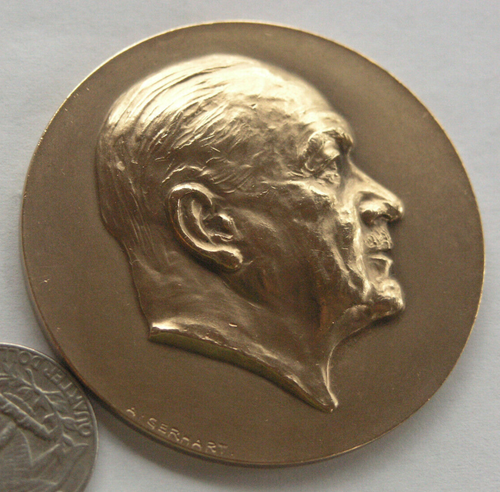 Franz Lehár Österreichisch-Ungarischer Komponist Bronzemedaille von A.Gerhart 60mm/Durchmesser - Bild 1 von 2