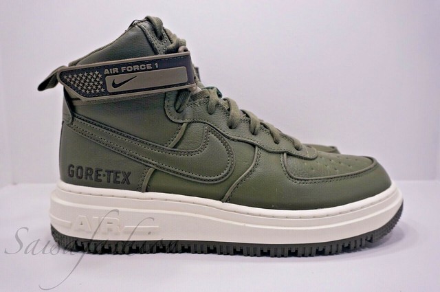 NIKE AIR FORCE 1 GTX BOOT MEN SZ 9.5 OLIVE BROWN CT2815-201 DEADSTOCK for  sale online | eBay