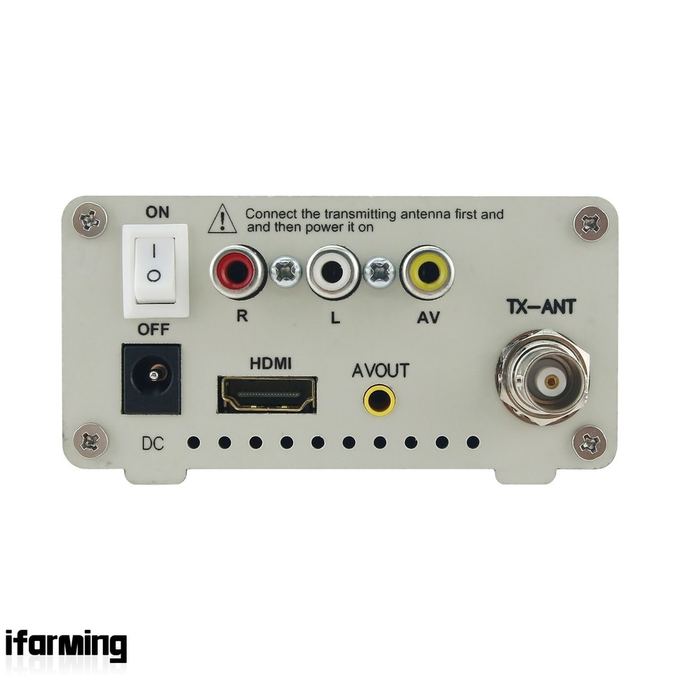 TV-TX200 VHF/UHF Analog TV Transmitter For HD/AV Input Analog Signal ...