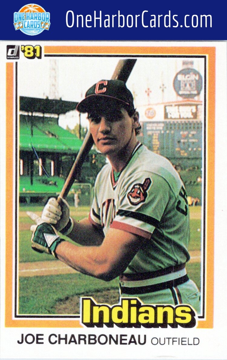 1981 Donruss Cleveland Indians #82a Joe Charboneau