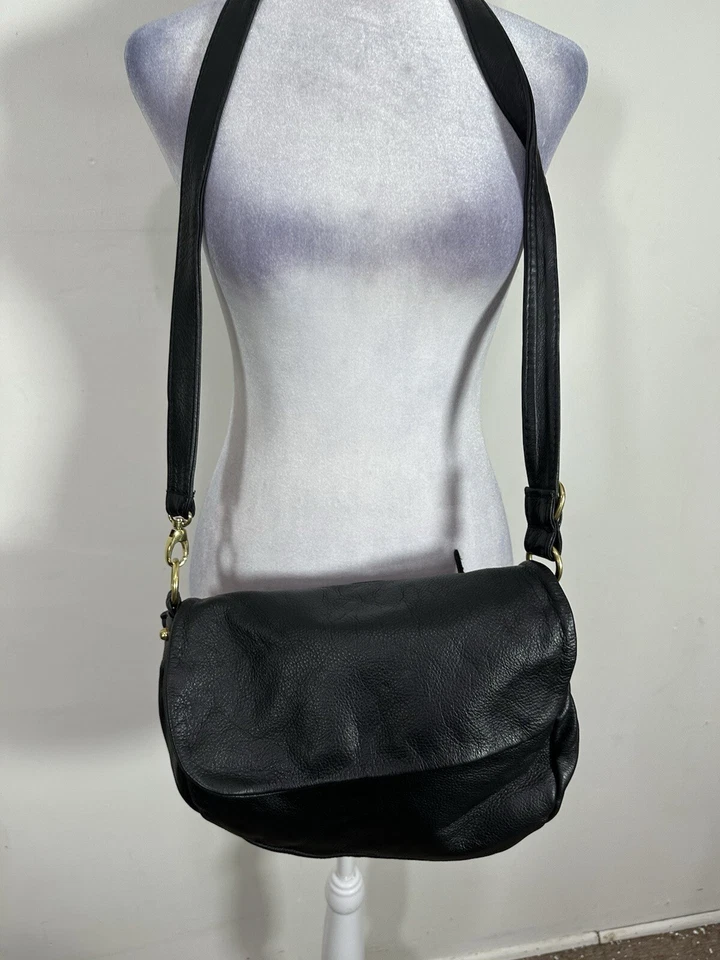 Sas Womens Black Color Leather Crossbody Bag - Image 2 of 4