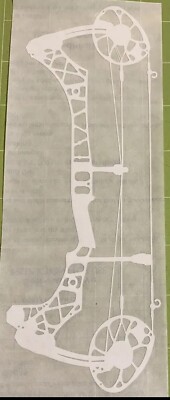 Mathews Archery VXR 28 Bow Decal 12  Vinyl Decal Sticker - White/Other Colors