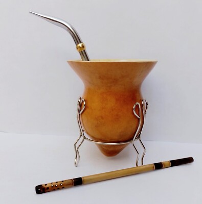 Natural Gourd Mate Porongo Argentinian/No Inks./Plastic Free Compostable box