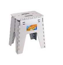 Large Folding Step Stool Fold Up Away Heavy Duty Plastic 39cm Tall