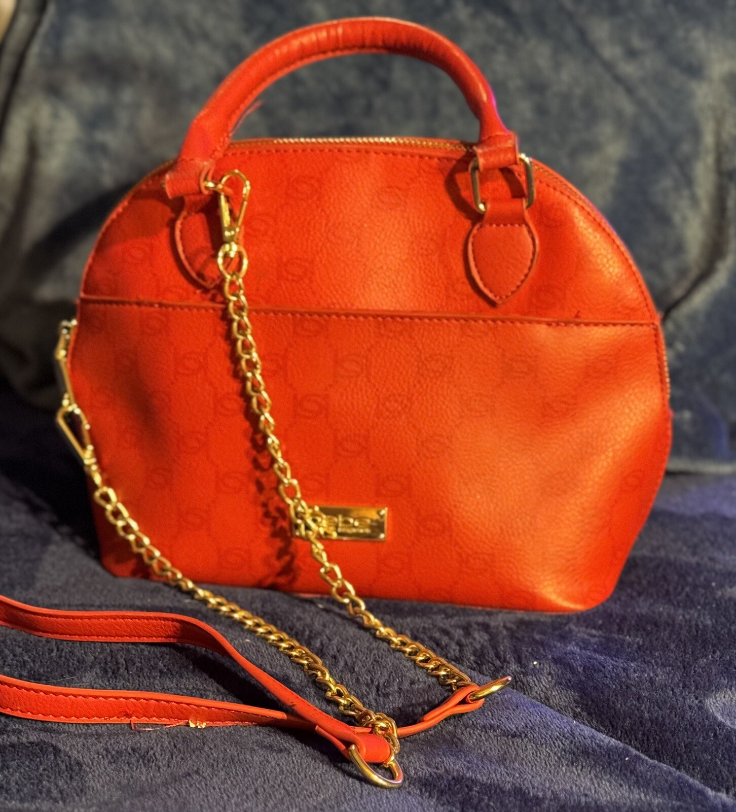 Bebe Los Angeles Red Crossbody Bag With Clutch Handle eBay
