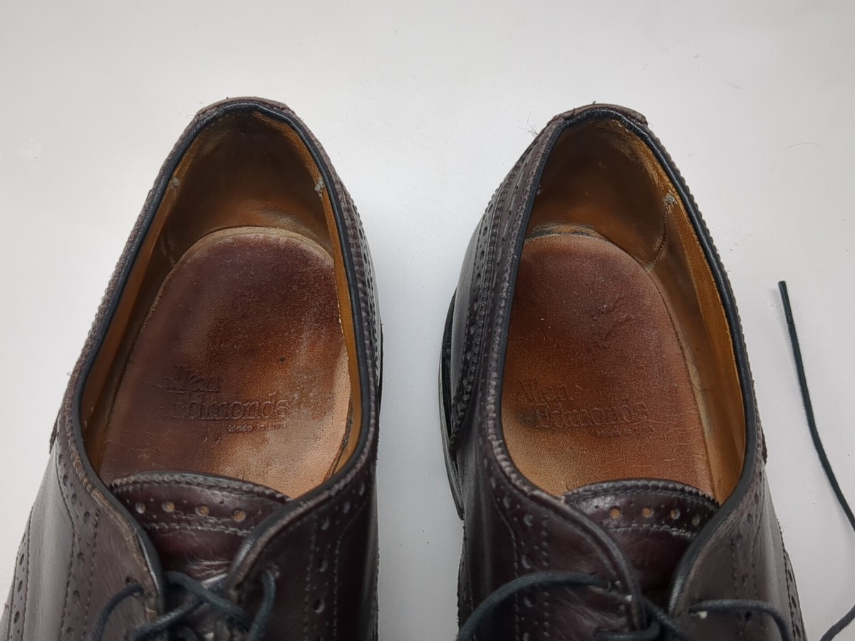 Allen Edmonds Sanford 5277 Burgundy Cap Toe Oxford Dress 