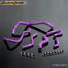 Fit For Honda Civic Sohc D15 D16 EG EK 92-00 Dark Purple Silicone Radiator Hose