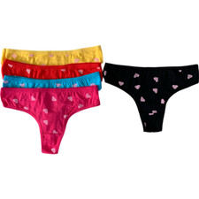 5 Boyshorts Panties Cotton Underwear Womens Ladies Girls Size M L XL HF770-1