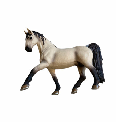 Schleich Am Limes 69 D-73527 Horse, White with Black Mane 2007