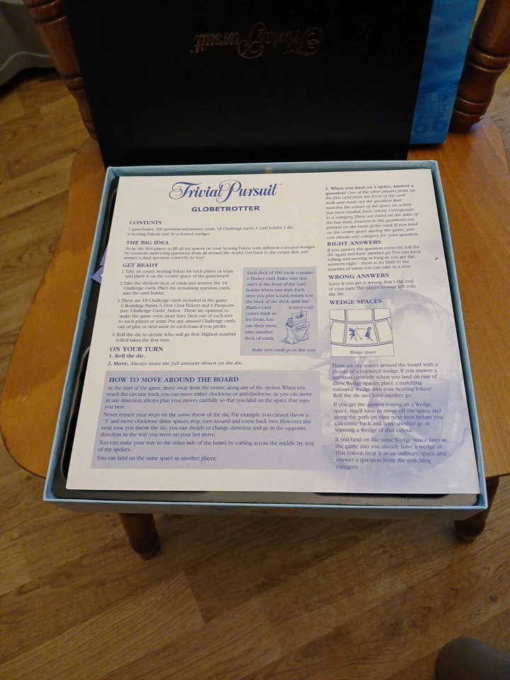 TRIVIAL PURSUIT : Globe Trotter Edition - By Parker In Vgc FREE UK POSTAGE - Image 4 of 4