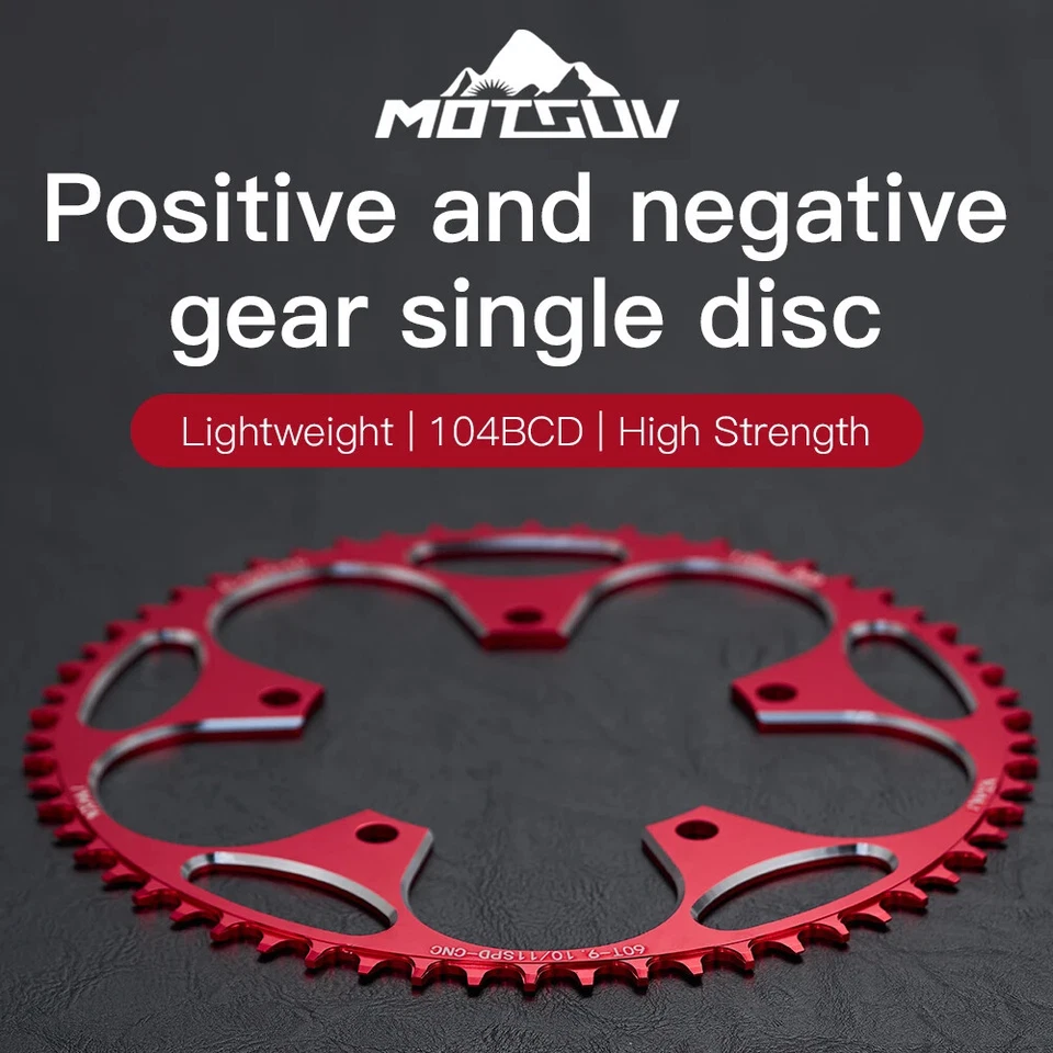 Piñones de bicicleta de carretera 130BCD 50T 52T 54T 56T 58T 60T rueda dentada ancha estrecha Foto 2 de 4