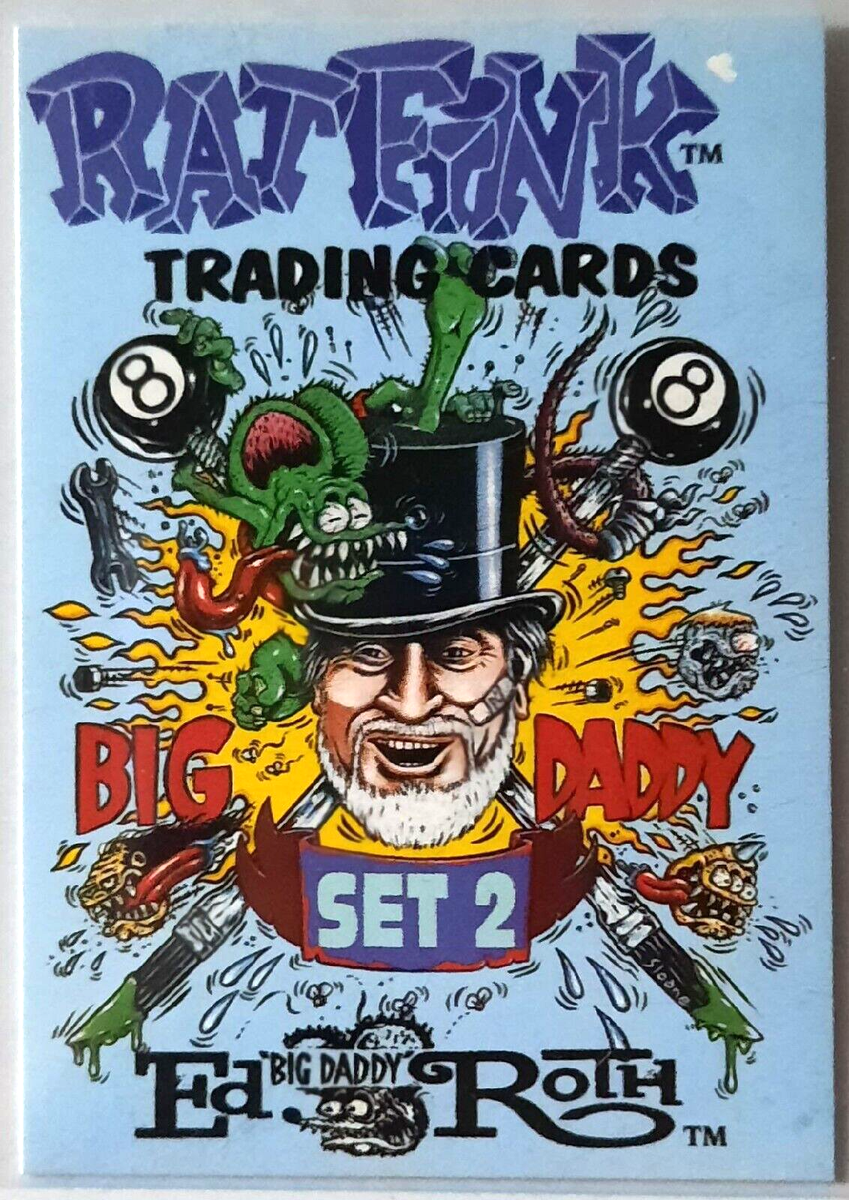 1996 Rat Fink Set 2 Checklist Card by Ed 