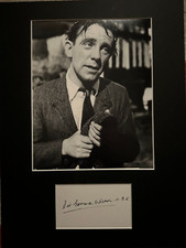 Norman Wisdom Autograph - Signed Card & 10x8 Photo