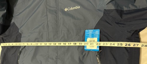 Columbia Jacket Mens XXL Blue Omni Tech 3D Discovery Point Shell NWT Read Below - Picture 5 of 13