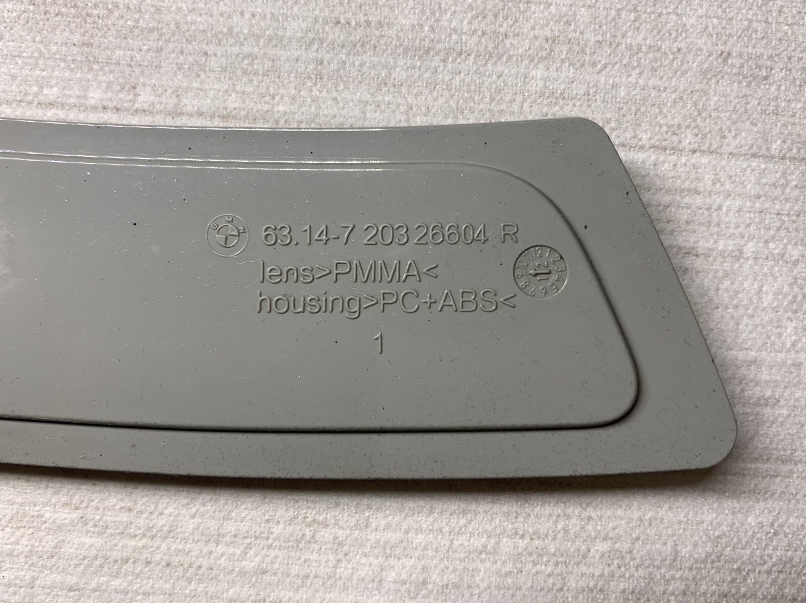Fits 12-15 BMW 6 Series Right Bumper Reflector 6314720326604 for 