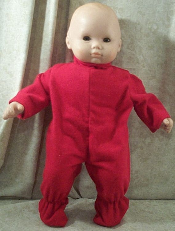 Doll Clothes Bitty Baby Made 2 Fit American Girl 15" inch Pajamas Boy Twins Red