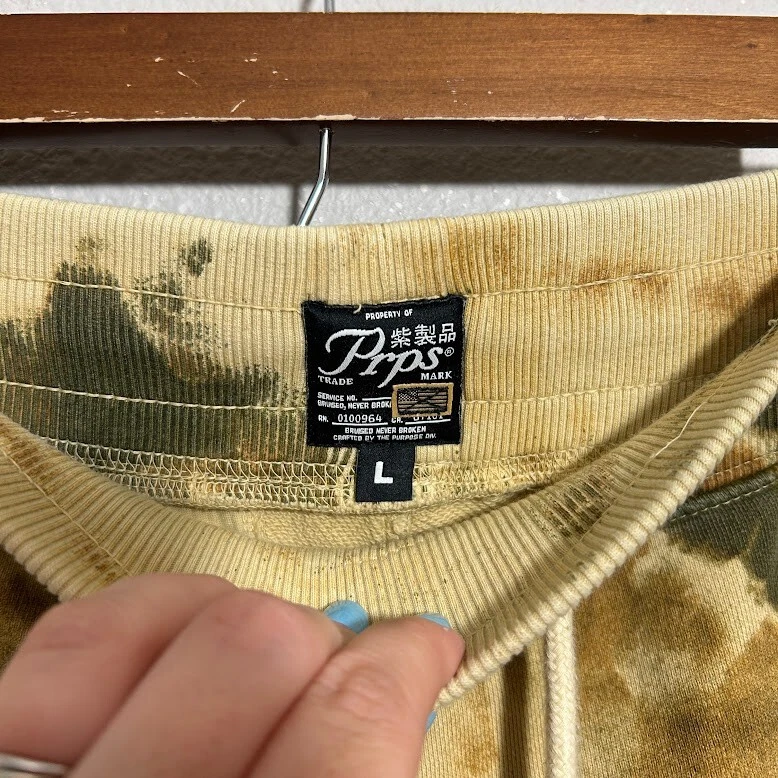 Мужские тренировочные штаны Prps Jogger L камуфляжный галстук краситель логотип на шнурке уличная одежда - Изображение 4 из 4