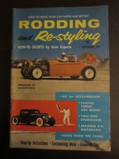 Rodding and Re-Styling Magazine November 1955 Vol 1 No 4 Dragging Allentown (AD)