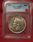 1951 CANADA SILVER   $1   DOLLAR...ICG MS-62 — photo 1