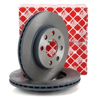 febi Bremsscheiben Ø 240Mm FüR Opel Corsa C 1.0 1.2 1.4 1.7 DI Mit ABS Vorne