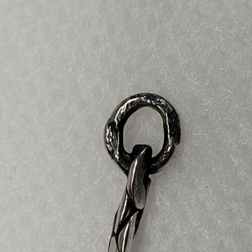 08K37 ANCIEN BRACELET FEMME EN ARGENT MASSIF BLASON SOUVENIR DES FLANDRES - Photo 11 sur 12