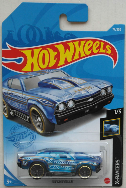 Hot Wheels 1969 Chevy Chevrolet Chevelle Blau Transparent Neu/Ovp Hw ´69 Us-Card-image