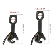 Evemodel 12pcs HO Scale 1:87 Knuckle Plastic Couplers Coupling Hook