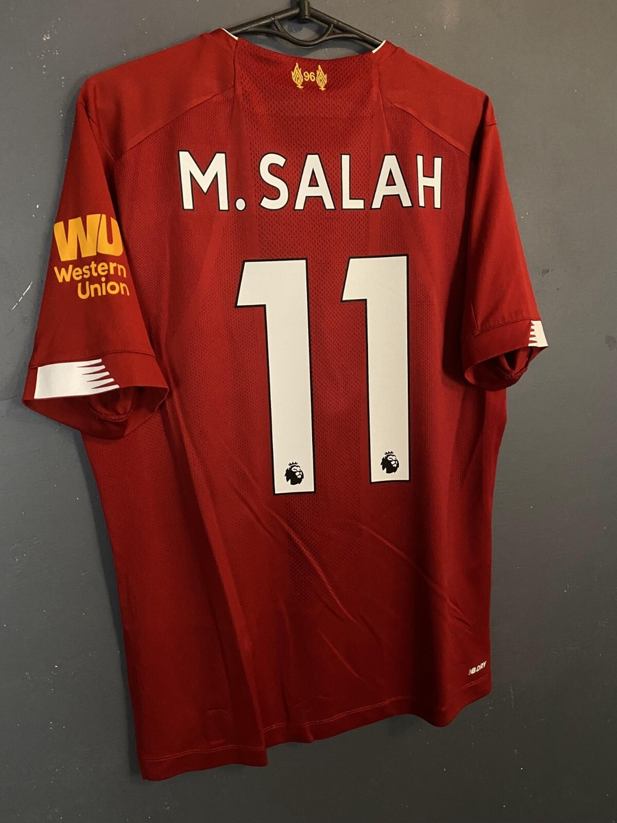 MOHAMED SALAH #11 MEN FC LIVERPOOL 2019/2020 SOCCER FOOTBALL SHIRT
