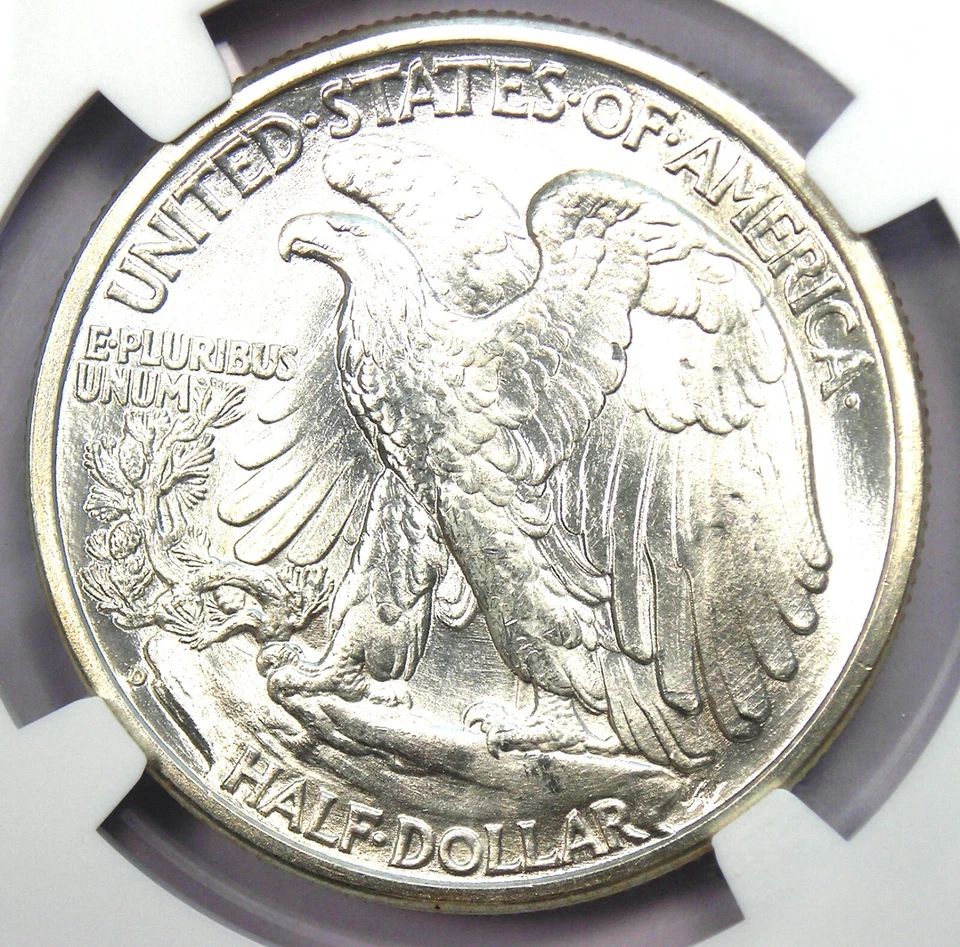 1941-D Walking Liberty Half Dollar 50C - NGC MS67+ Plus Grade - $2,750 Value! - Image 4 of 4