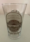 Vintage 1986 MOTHER'S Pizza Pasta Restaurant & Coca Cola Glass Advertising