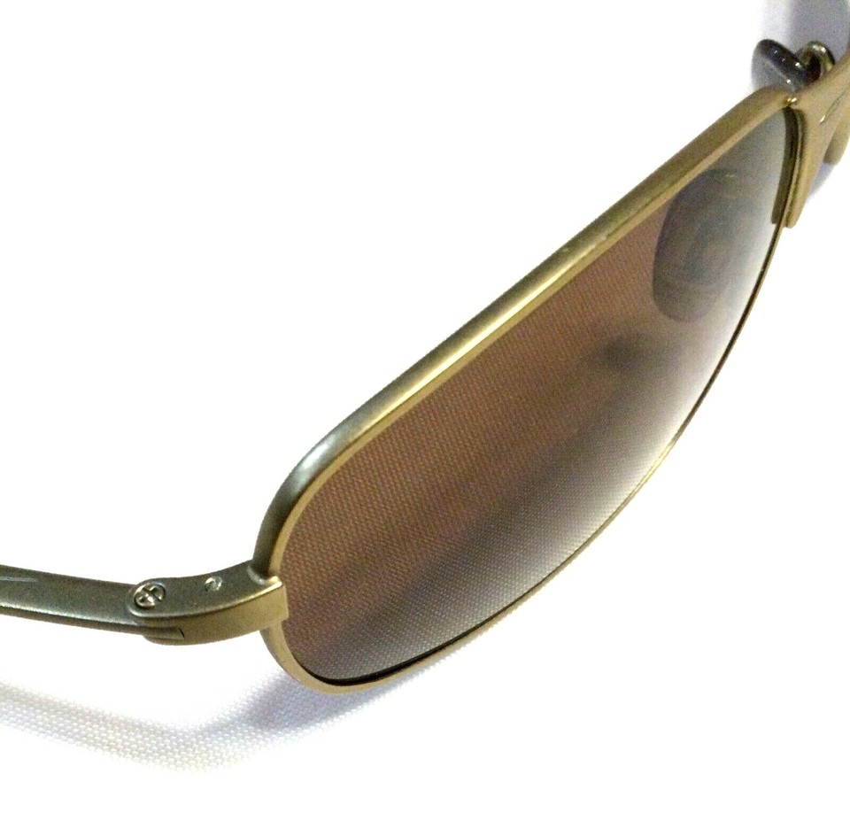 RARE VINTAGE OAKLEY SQUARE WIRE GEN 1 SUNGLASSES Matte Gold Frame