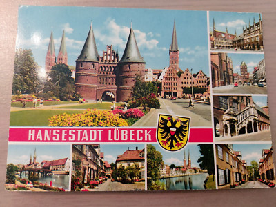 Postcard Lübeck Hanseatic city Lü 917-f ungel_1