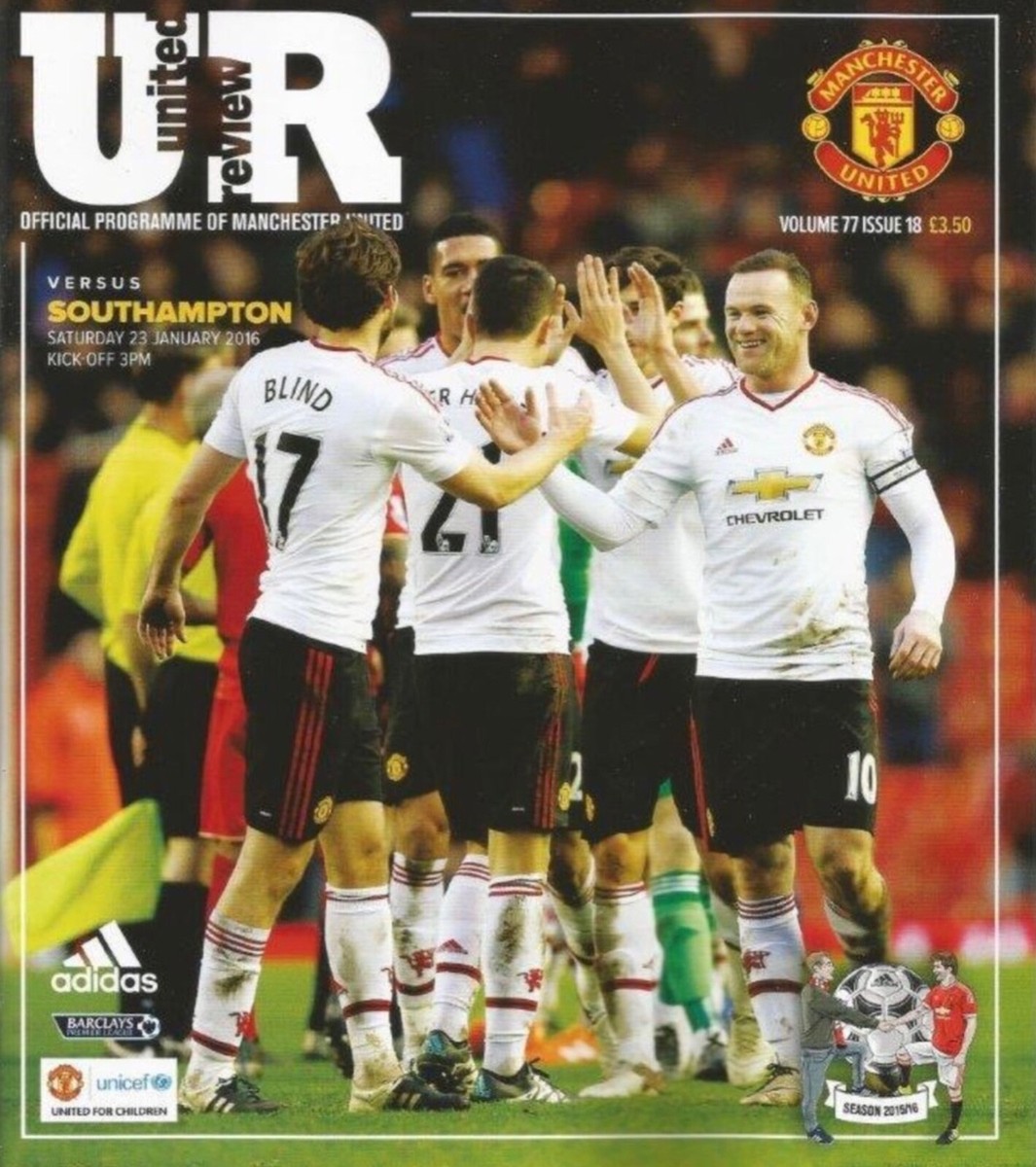 Southampton Man U Coverage Manchester United V Southampton 15/16