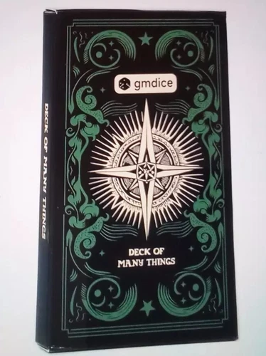 Gmdice - The Deck of Many Things 22 Cards Compatible Role Playing - New Sealed