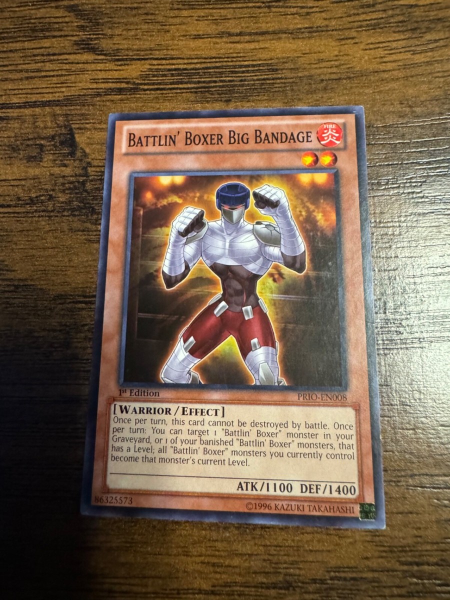 LD10-EN055 Battlin' Boxer Big Bandage :: Common 1st Edition Mint YuGiOh Card