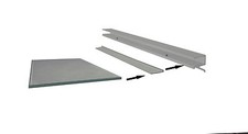 Étagère en verre 12 mm support aluminium bar cuisine magasin présentoir étagères flottantes