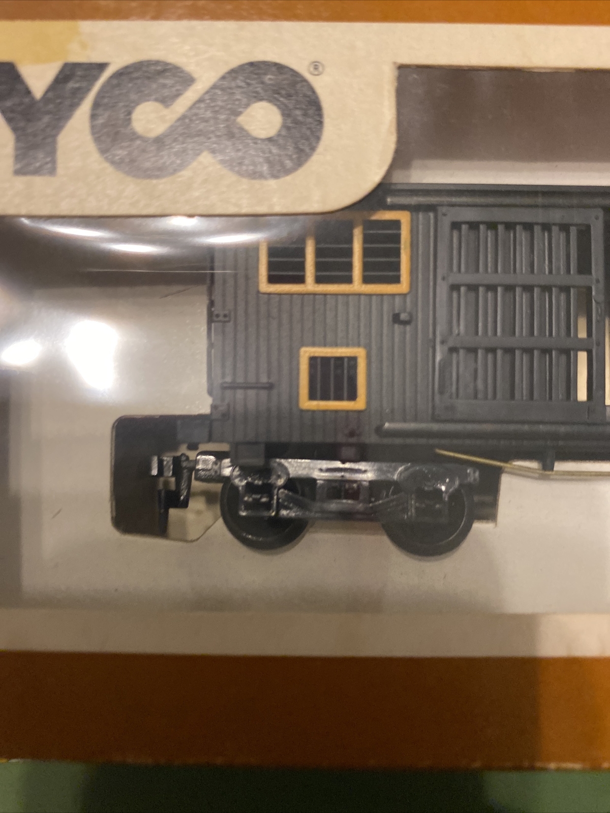 HO Freight Car . Horse Car TYCO Brown Box .WESTERN & Atlantic , Tyco