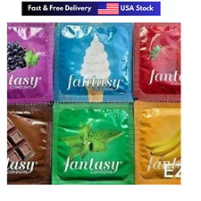 48 Preservativos Masculinos Condones de Sabores Hombre Accesorios Sexo El Pene