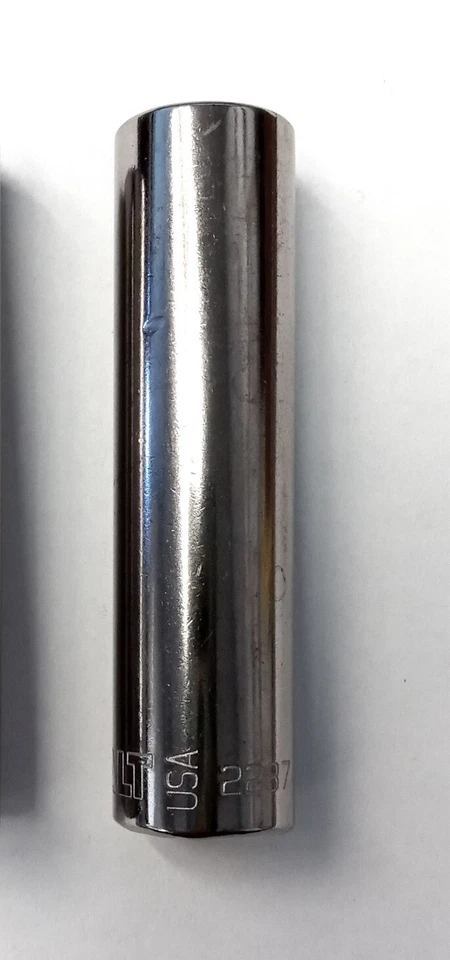 Kobalt 22874 7/16" Deep Length Socket 12-Point 3/8" Drive USA - Image 2 of 2