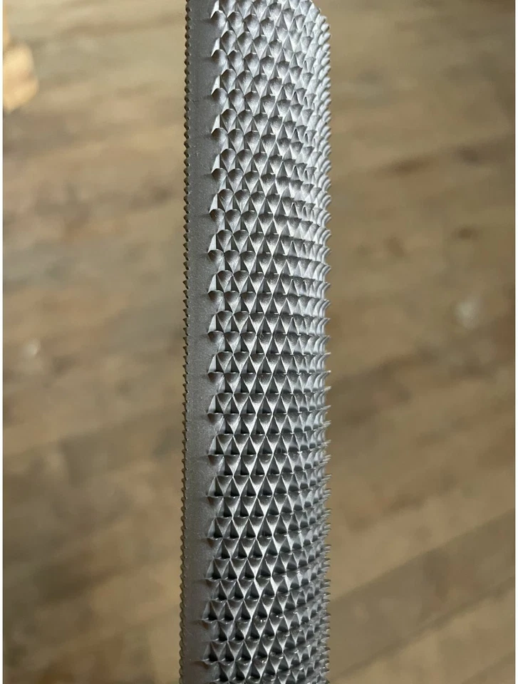 WOOD RASP & HANDEL - Nicholson 12"  HALF ROUND  (Made in the USA) USA Handle - Image 2 of 4