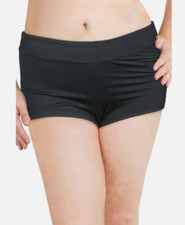 Nike Womens Logo Active Swim Shorts Black Size M 15001