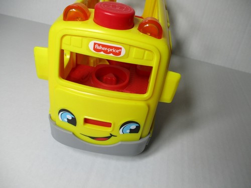 2016 FISHER PRICE LITTLE PEOPLE SCHOOL BUS LIGHTS SOUND - Picture 6 of 10